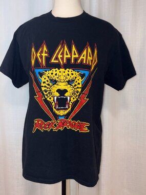 Def Leppard Rock Brigade Panther- Cotton Concert Crewneck